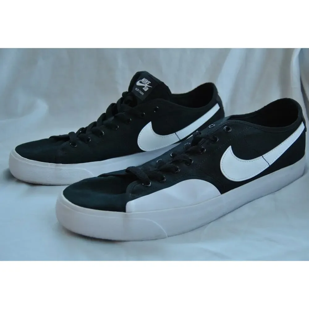 Nike SB BLZR Court Mens Shoe Black White Size 11
